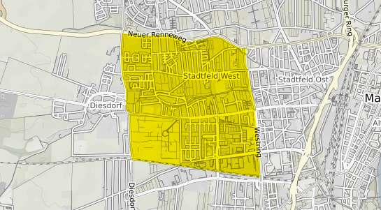 Immobilienpreisekarte Magdeburg Stadtfeld West
